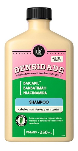 Shampoo Cabello Fino Densidad Lola Cosmetics 250 Ml