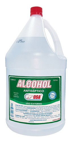 Alcohol Osa Antiseptico X 3600ml