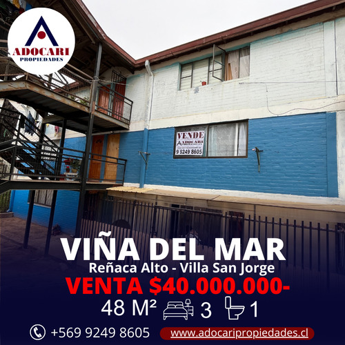 Viña Del Mar / Reñaca Alto / Villa San Jorge 3d 1b