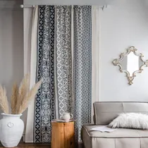 Comprar Vogol Cortinas Y Cortinas Bohemias, Diseño De Tiras Bolsillo