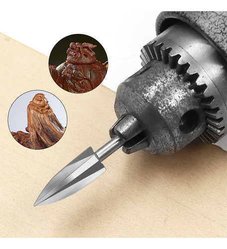Kit De 10 Brocas Burr Hss Para Grabar Tallas En Madera