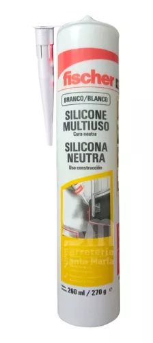  FISCHER 020818 Baños Silicona Blanco (Cartucho 10.1 fl oz) :  Industrial y Científico