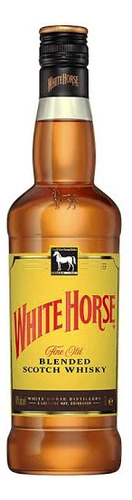 Whisky Cavalo Branco White Horse 1l Caixa Com 12 Unid + Nf