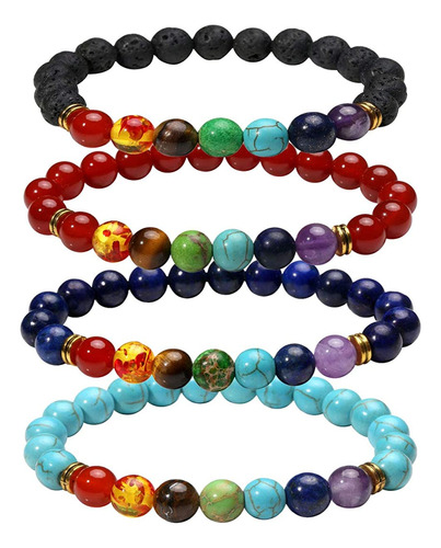 Eigso 1  8 Piezas 7 Chakra Energy Pulseras Set Para Mujeres