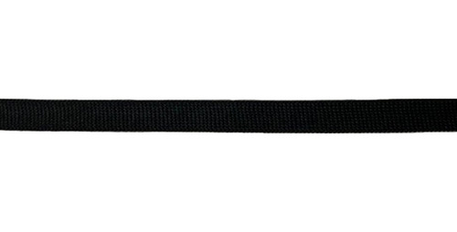 Imagem 2 de 2 de 50m Cordão Preto 10mm Cca 10 Costura Bolsas Mochilas Crachá
