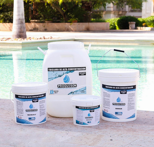 Cubeta Tricloro 20 Kg Tabletas Al 90% Alberca Envio Gratis