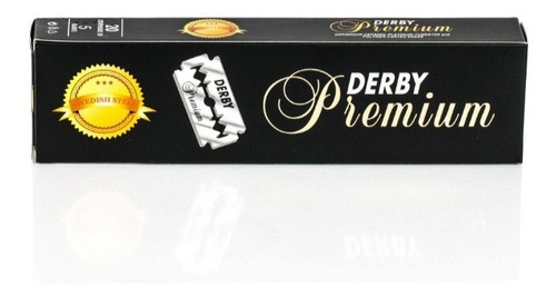 Lâmina De Barbear Derby Premium Caixa 100 Unid Profissional