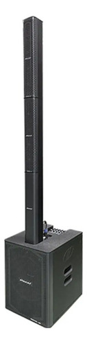 Caixa Oneal Sistema Torre + Sub Amplificado Pratical Opl 250 Cor Black Ash