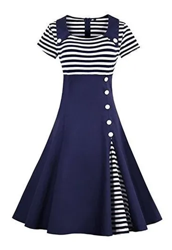 Vestido Playero Mujer, TROPICAL NAVY, 19535-0 marino