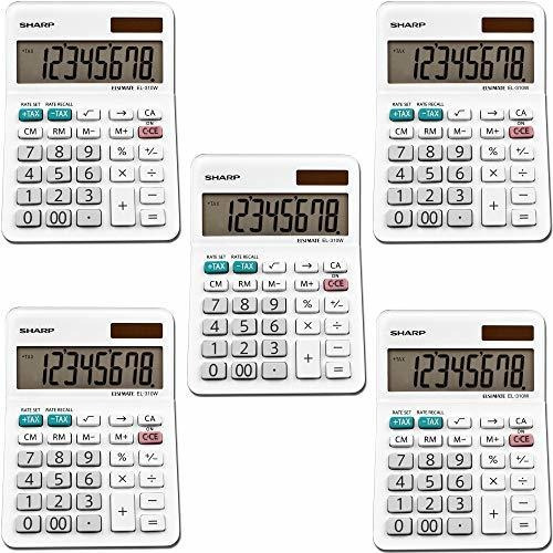 Calculadora Básica Sharp El-310wb Mini Calculadora De Escrit