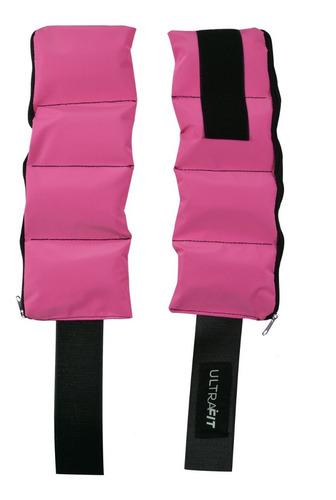 Imagen 5 de 8 de Tobilleras Ultrafit De 1 Kg C/u Regulable Relleno Granalla