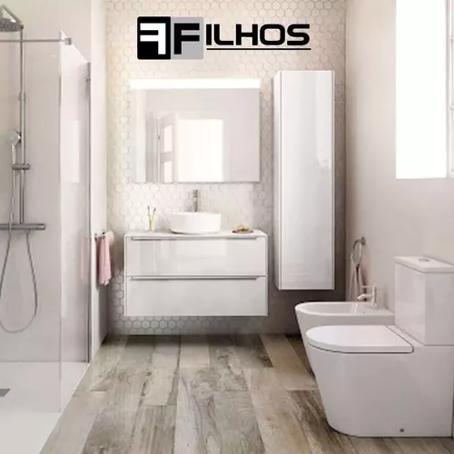 Organizador Baño Mueble 4 Cajones Melamina 45x48x62 P