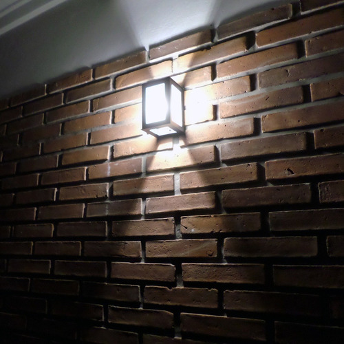 Imagen 8 de 10 de Bañador Led Exterior Para Pared Efecto Luminaria 8w Pack X4u