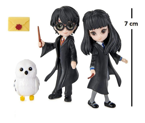 Imagen 3 de 5 de Wizarding World Figura Harry Potter Y Cho Chang Playking