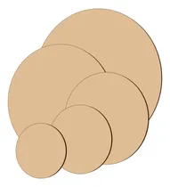 Comprar Circulos De 30cm Bases Mdf Fibrofacil Espesor 3mm Pack X25