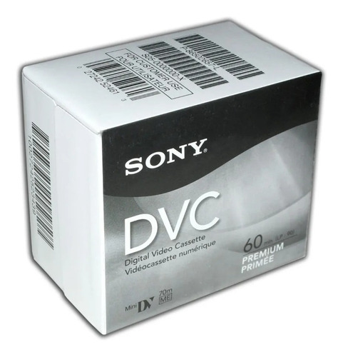 Fita Mini Dv Sony Dvm-60pr - Caixa Com 05 Unidades