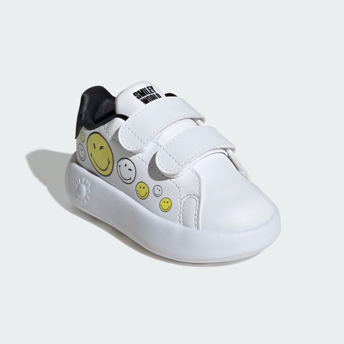 Tenis adidas Casual Smiley Advantage Niños Blanco Ih6257