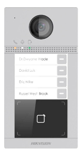 Vídeo Portero Ip De 4 Botones Hikvision App Kv8413-wme1