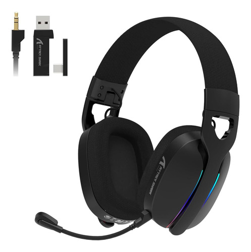 Ataque De Tiburones De Ataque L90 Rgb Auriculares De Juegos