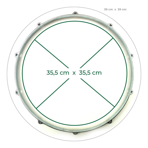 Aro De Tom 14 Polegadas Premier 10 Furos Bateria 0114ba