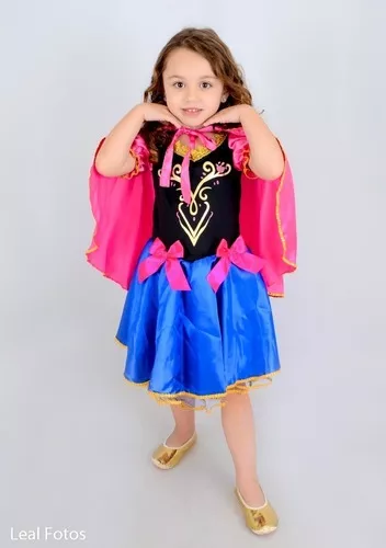 Vestido Infantil Princesa Cores - LeLa Kids