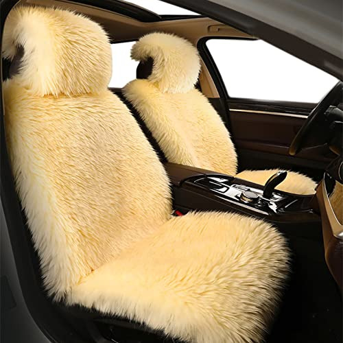 Big Ant Sheepskin Seat Covers, Sleek Design Full Size Car Se