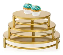 Comprar Yarlung Paquete De 3 Soportes Dorados Para Tartas, Soportes