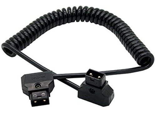 Eonvic D-tap Macho A D-tap Macho 12 Vdc Cable En Espiral Par