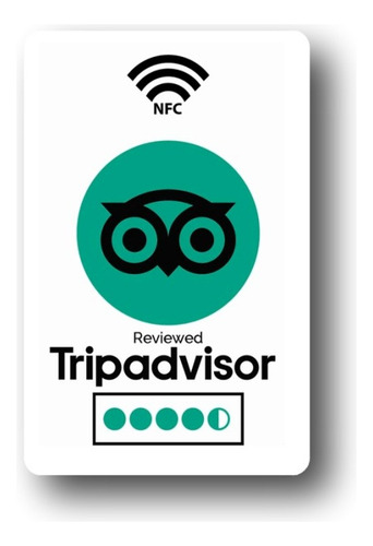 Tarjeta Nfc Tripadvisor Food Trucks Reseñas Clientes