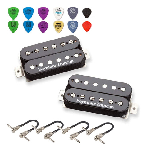 Duncan Sh-6 Distortion Mayhem Pickup Set Bundle 4 Cabl Mxr