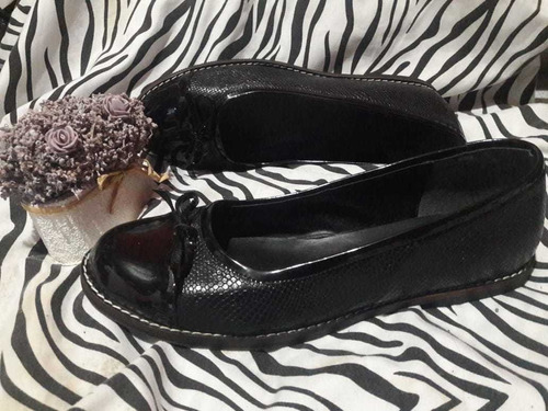 Mm0123 Ballerinas Talles Especiales Del 41 A 45 Croco Charol