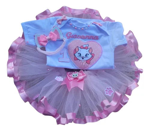 Vestido gatinha marie 1 aninho 2025
