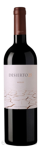 Vino Desierto 25 Merlot X6 Un. De Del Desierto