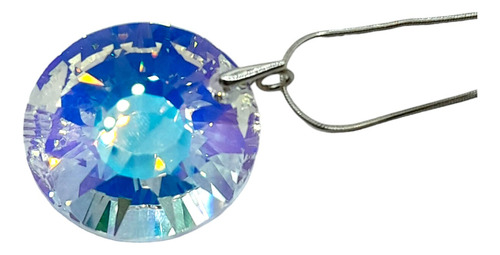 Collar En Plata .925 Con Crystal Swav Blanco