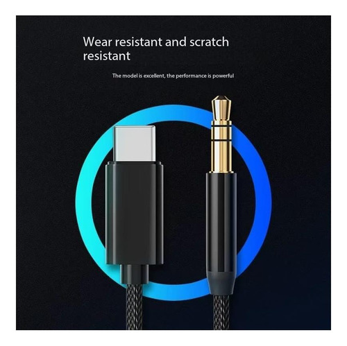Cable De Audio De Nanodufex Tipo C A 35 Mm, Adaptador Aux 2