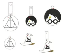 Comprar Pack Diseños Matrices Para Maquinas Bordadoras Harry Potter 