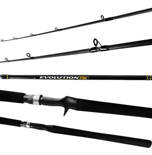 Vara Carretilha Carbono Evolution C561mh 1,68m 15-30 Libras