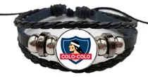 Comprar Pulsera Colo Colo Estilo Punk Vintage Simil Cuero