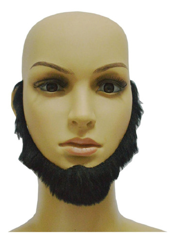 Disfraz De Barba Falsa Barba Realista De Halloween Bigotes