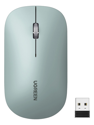 Mouse Inalambrico Bluetooth 5.0 Usb 2.4 Slim Verde Ugreen