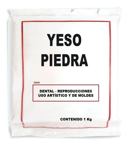 1 Kg Yeso Piedra.