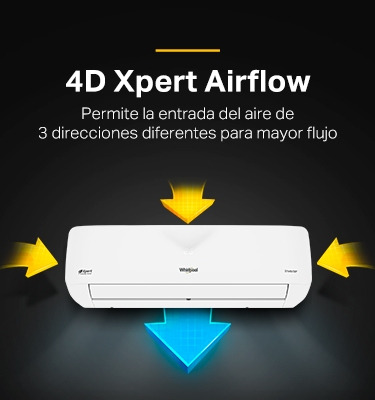 Minisplit Inverter 1.5 Ton Sólo Frío Whirlpool Wa5160q 220 V