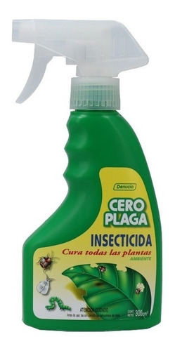 Insecticida Cero Plaga 300cc Cura Plantas Mata Insectos 