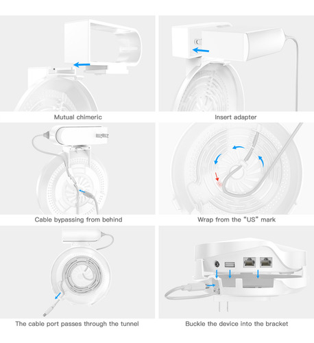 Montagem Em Parede Wifi Home Mesh Tp Para Todo O Sistema De