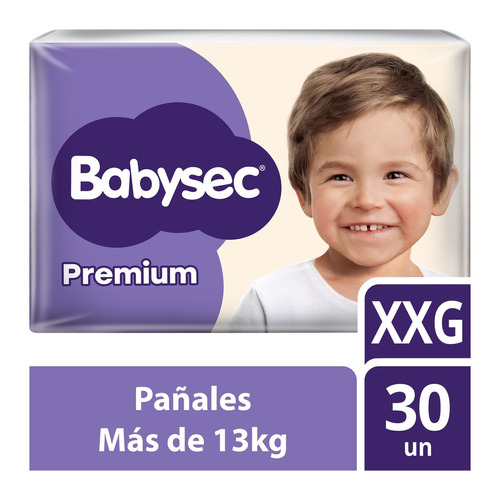  Babysec premium pañales eeg flexiprotect 30 unidades tamaño xxg