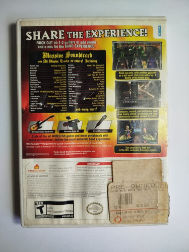 Guitar Hero World Tour - Wii (Usado)