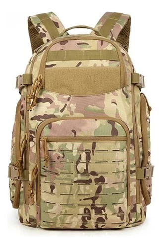 Mochila Táctica Militar Deportiva Con Sistemas Molle