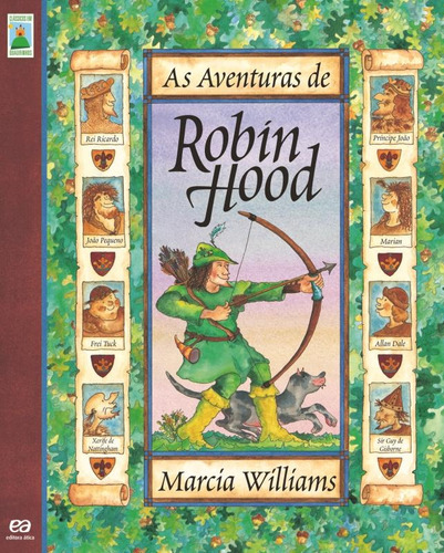 As aventuras de Robin Hood, de Williams, Marcia. Série Clássicos em quadrinhos Editora Somos Sistema de Ensino, capa mole em português, 2006