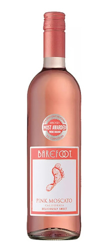 Vino Rosado Estadounidense Barefoot Pink Moscato 750ml