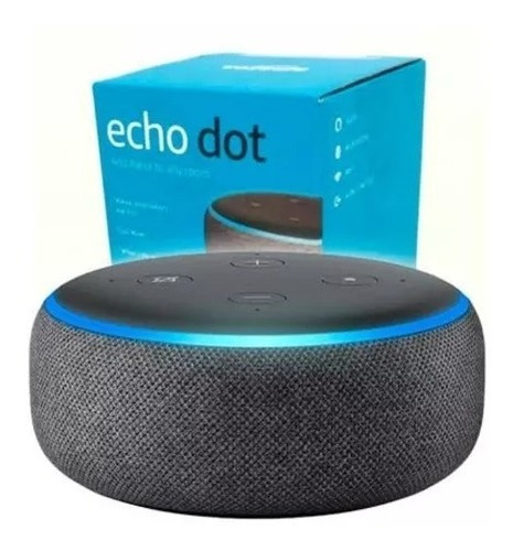 Imagen 2 de 4 de Amazon Echo Dot 3rd Gen Charcoal Con Alexa